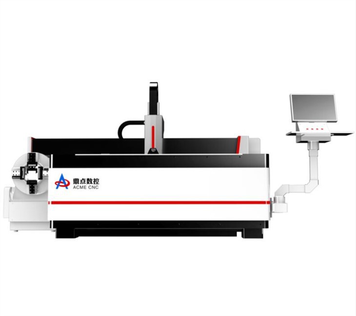 Fiber Laser Metal Sheet And Tube Cutting Machine